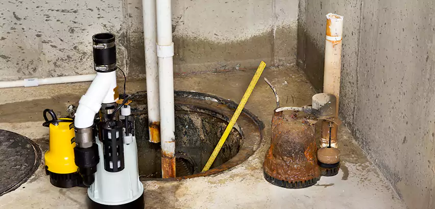 Installing Sump Pump in Finished Basement in Lynn, MA